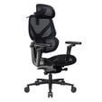 Cadeira Gaming Ergonomica TX3 (ThunderX3) FLEX Pro, Apoio lombar 360 graus - Mesh Black image number null