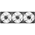 Ventoinha Corsair iCUE Link RS360 II Unified Frame Pretas ARGB PWM Tripla Vento&iacute;nha 120mm (360mm) image number null