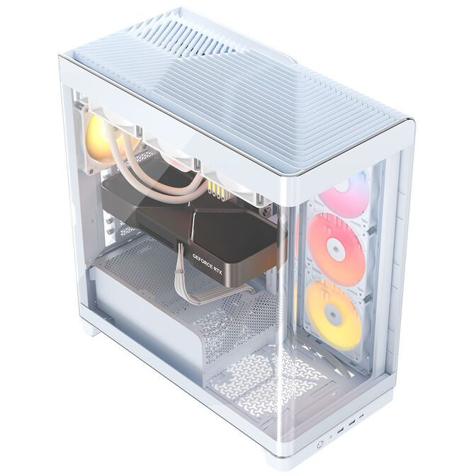 Caixa E-ATX Corsair 4500X RS-R ARGB Branca Vidro Temperado image number 3