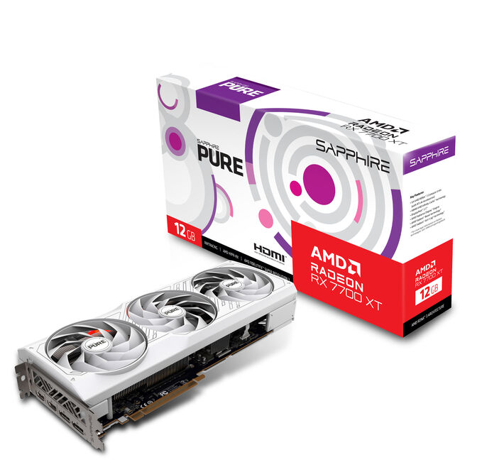 Gr&aacute;fica Sapphire Radeon RX 7700 XT Pure 12GB GDDR6 image number 6