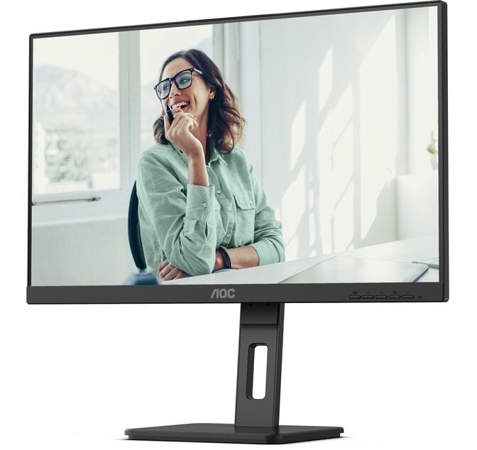 Monitor AOC 23.8" 24P3CV IPS FHD 75Hz c/ Ajuste em altura image number 3