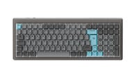 Teclado Mec&acirc;nico Ducky Cushion 98 Tri-Mode Silent Linear 96% Cinzento (PT)