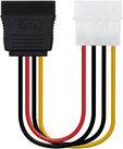 Cabo de Alimenta&ccedil;&atilde;o SATA Nanocable 5.25" (Molex 4 Pinos) M SATA F 16CM OEM image number null