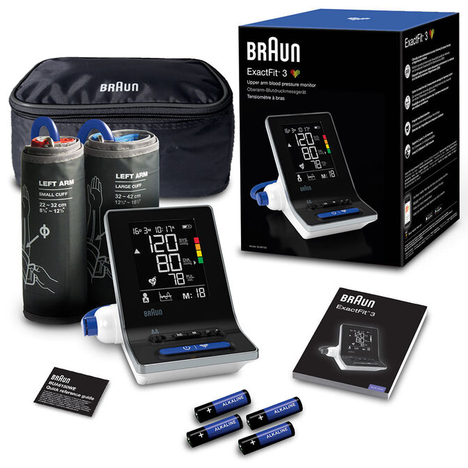 Medidor de Tens&atilde;o Arterial Braun ExactFit 3 BUA6150 de Bra&ccedil;o image number 3