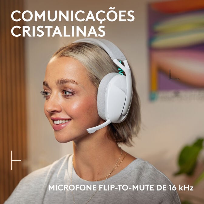 Headset Logitech G321 Lightspeed Wireless Branco image number 10
