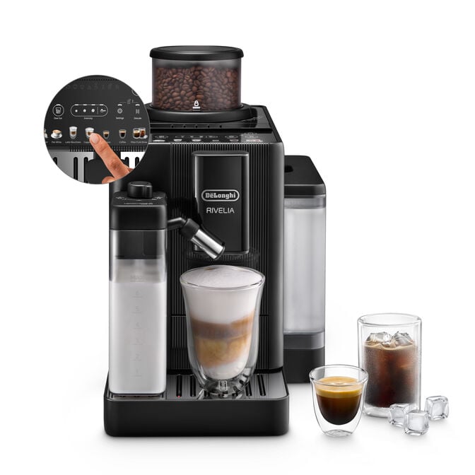 M&aacute;quina de Caf&eacute; Autom&aacute;tica DeLonghi Rivelia Start EXAM420.55.BXL 1450W 15 Bar Preta image number 0