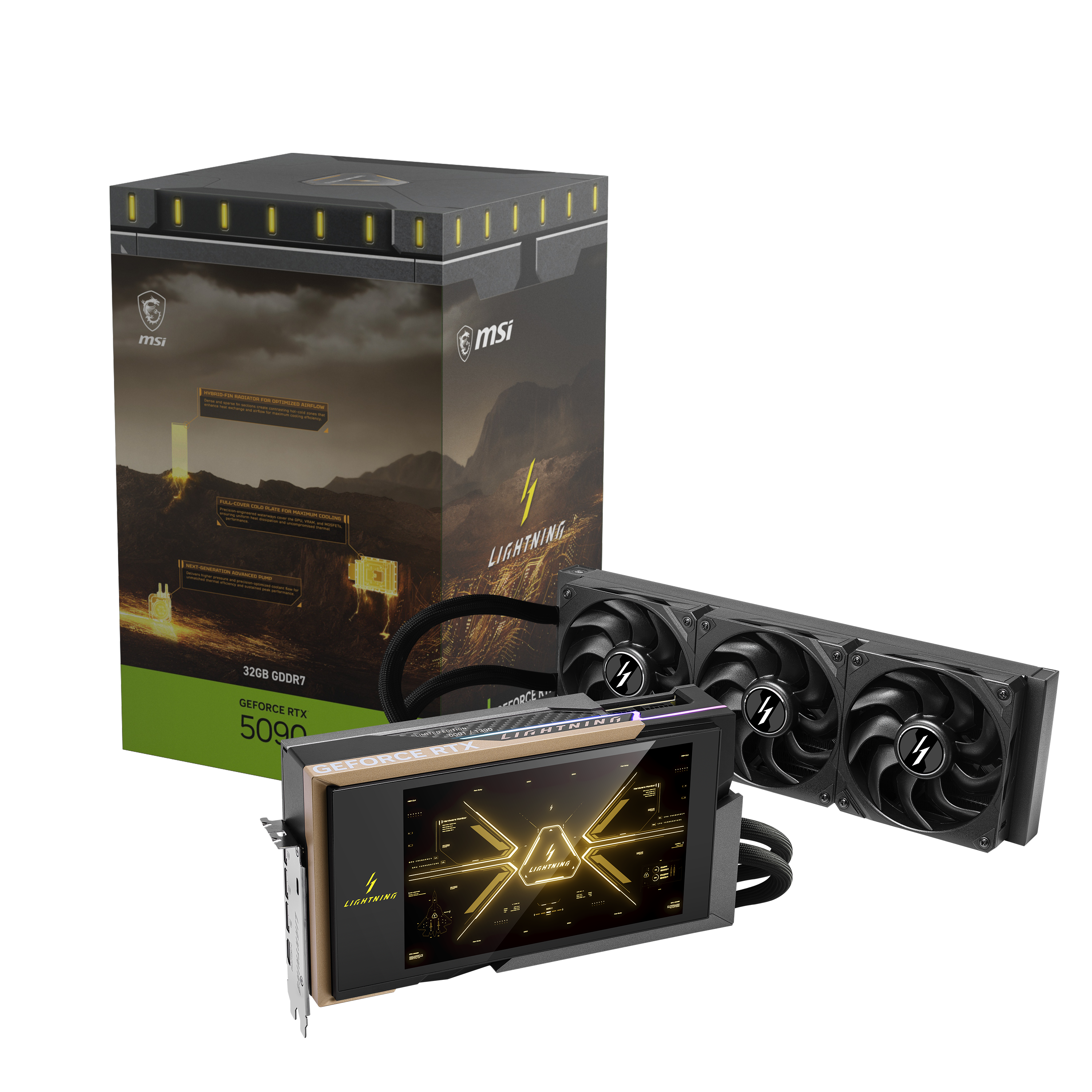 Gr&aacute;fica MSI GeForce&reg; RTX 5090 LIGHTNING Z 32GB GDDR7 DLSS4