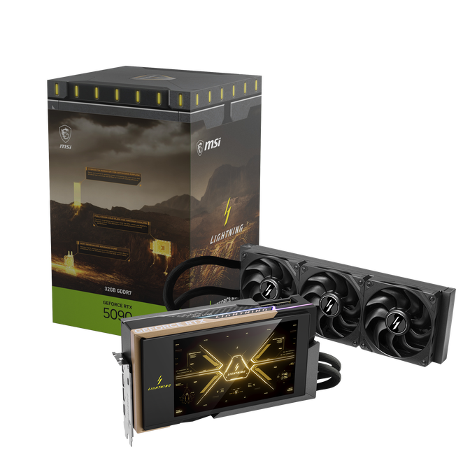 Gr&aacute;fica MSI GeForce&reg; RTX 5090 LIGHTNING Z 32GB GDDR7 DLSS4 Bonus