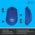 Rato Logitech M330 Silent Plus 1000DPI Wireless Azul image number null