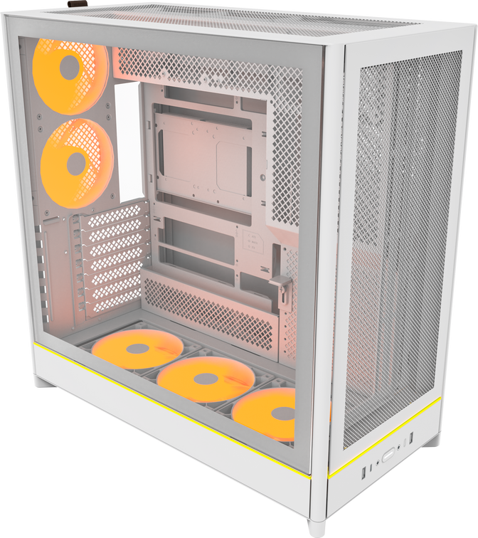 Caixa ATX Montech HS01 Pro Branco image number 0