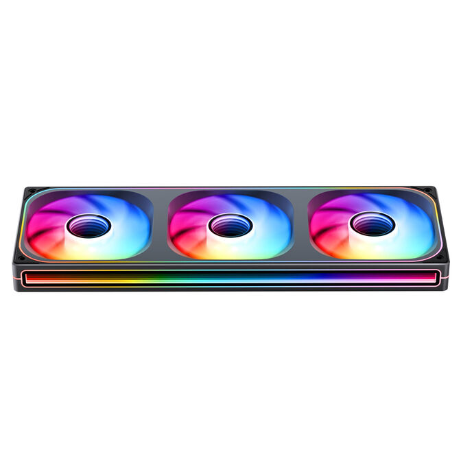 Ventoinha Jonsbo ZB-360  RGB Single-Frame Reversed Pretas - Tripla Ventoinha 120mm ( 360mm ) image number 3