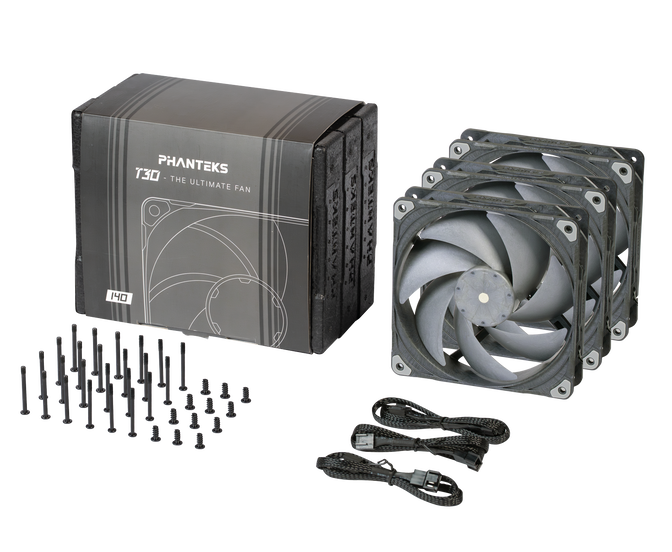 Ventoinha Phanteks T30 PWM Preto Pack 3 - 120mm image number 10