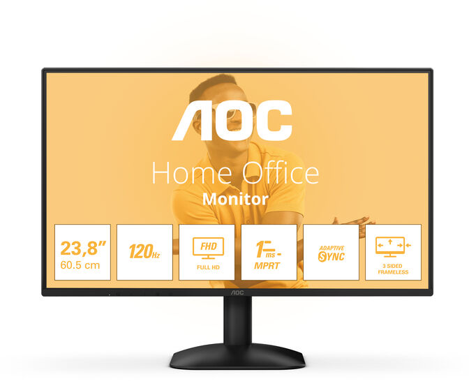 Monitor AOC 23.8" 24B31H IPS FHD 120Hz 1ms image number 0