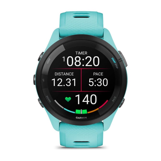 Smartwatch Garmin Forerunner 265 46mm Turquesa/Preto image number 1
