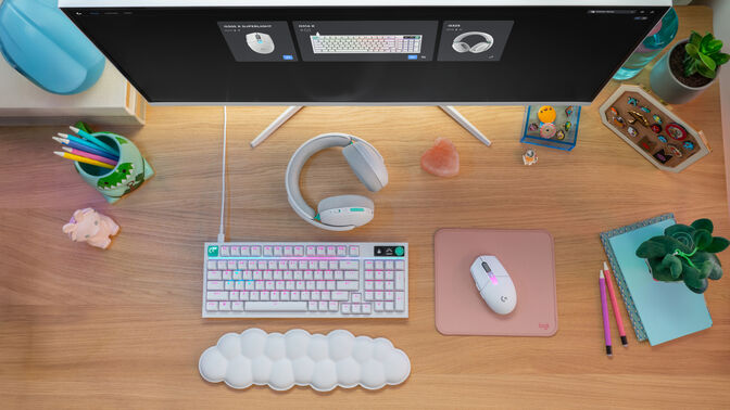 Rato Logitech G305 X Superlight 44000DPI Lightspeed Wireless/Bluetooth Branco image number 5