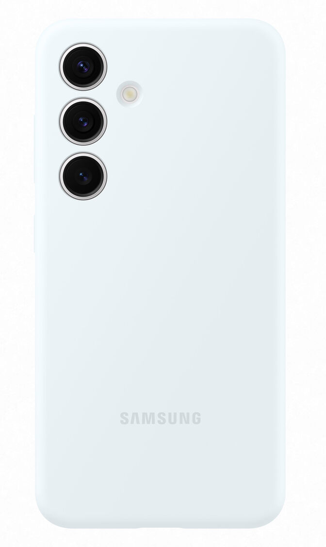 Capa de Silicone Samsung Galaxy S24 Branco image number 0