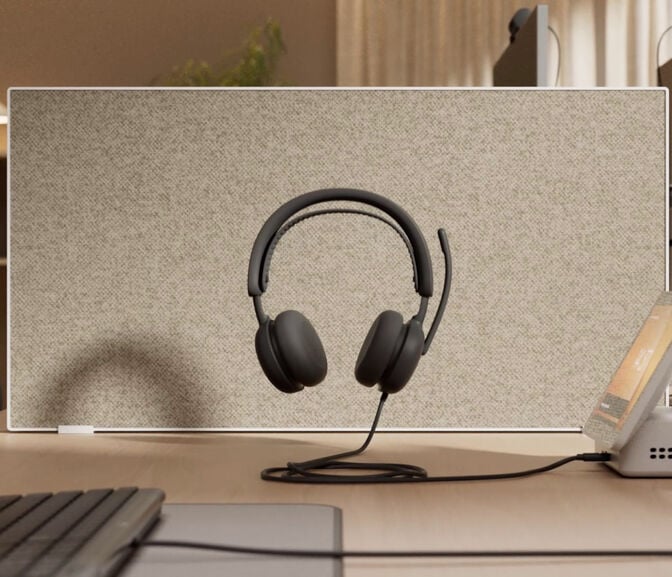 Headset Logitech Zone Wired 2 for Business USB-C ANC Branco image number 5