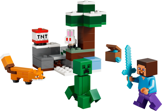 LEGO Minecraft: Aventura em Taiga do Steve, 79 Pe&ccedil;as (21583) image number 2