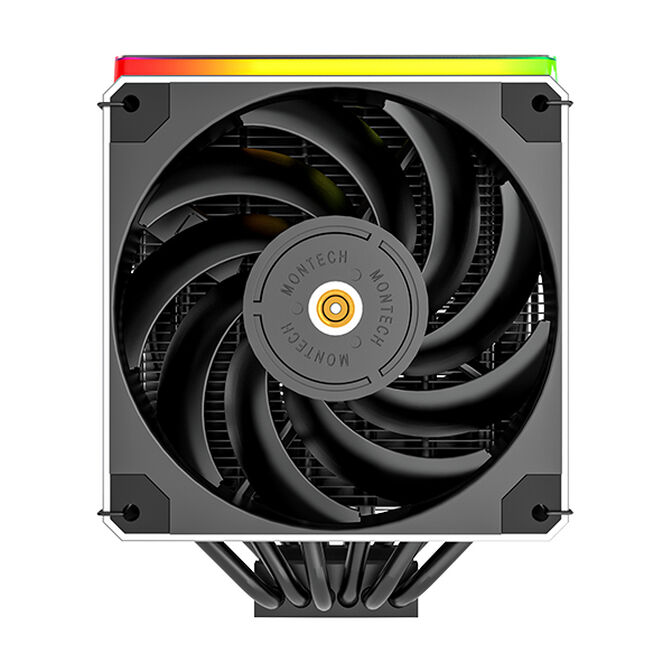 Cooler CPU Montech Metal DT24 Premium ARGB 2x120mm image number 1