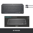 Teclado Logitech MX Keys Mini Bluetooth Grafite (US) image number null