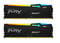 Kingston Kit 64GB (2 x 32GB) DDR5 5600MHz FURY Beast RGB EXPO Preto 2R CL36