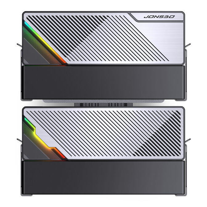 Cooler CPU Jonsbo CA80 ARGB Preto - 2x 120mm image number 10