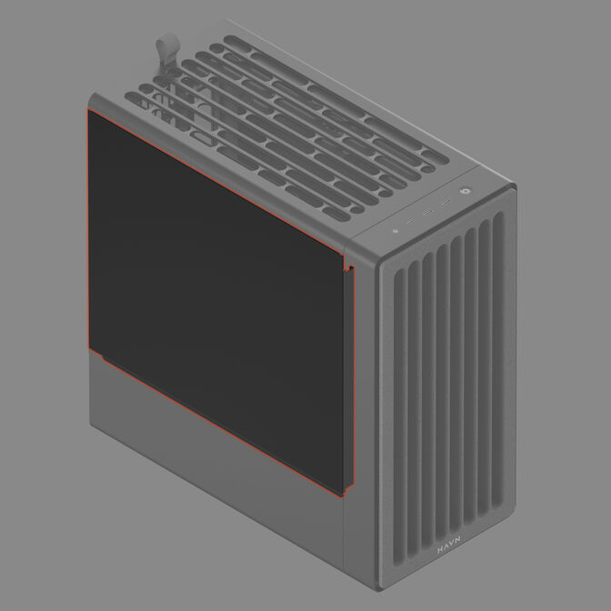 Painel Lateral Solid para HAVN BF 360 - Preto image number 2