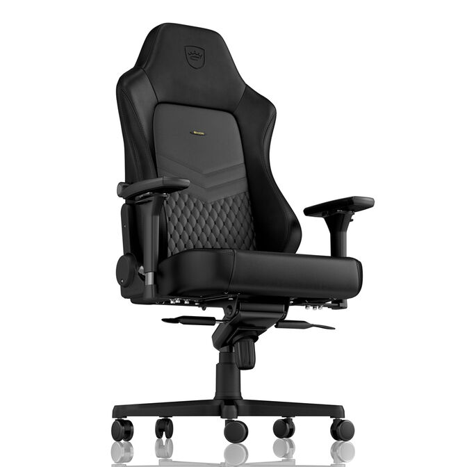 Cadeira noblechairs HERO Real Leather - Preto image number 3