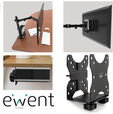 Suporte de Mesa 13" a 27" Ewent EW1517 VESA para Mini PC image number null