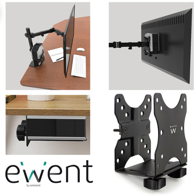 Suporte de Mesa 13" a 27" Ewent EW1517 VESA para Mini PC image number 5