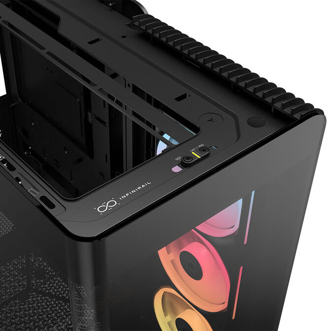 Caixa E-ATX Corsair 4500X LX-R RGB Preto Vidro Temperado image number 14