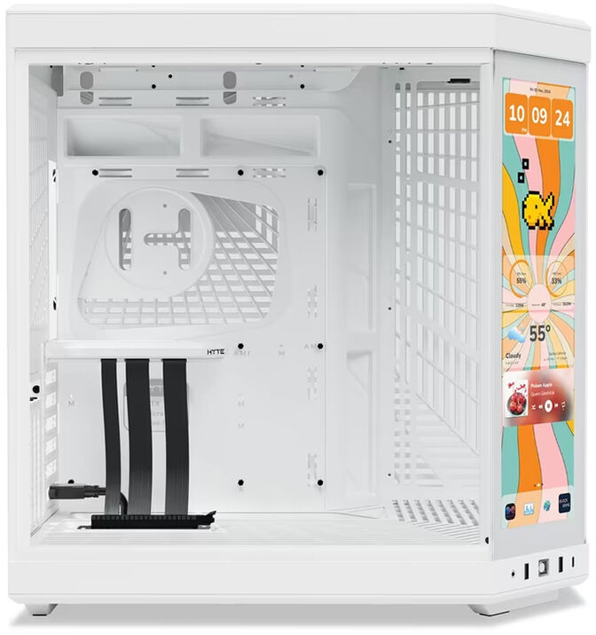 Caixa ATX Hyte Y70 Touch Infinite Vidro Temperado Branco image number 2