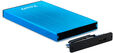 Caixa HDD Tooq 2.5" SATA (9,5mm) USB 3.0/3.1 Gen 1 Azul Metalizado image number null