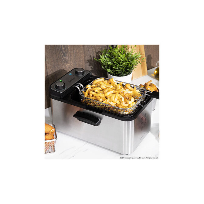 Fritadeira a &Oacute;leo Cecotec CleanFry Infinity 3000 3L 2400W image number 2