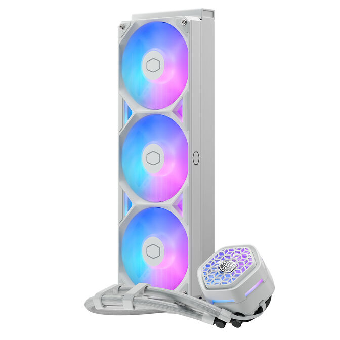 Water Cooler CPU Cooler Master MasterLiquid ATMOS II VRM Fan ARGB 360mm Branco image number 0
