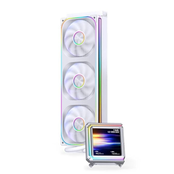 Water Cooler CPU Jonsbo TX-360 ARGB Branco - 360mm image number 3