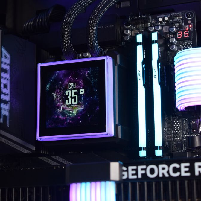 Computador King Mod Gamer-PC Ryzen 7 9850X3D 32GB DDR5 2TB RTX 5090 WiFi W11 image number 6