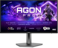 Monitor AGON by AOC PRO 31.5" AG326UD QD-OLED UHD 165Hz 0.03ms Adaptive Sync HDR True Black 400