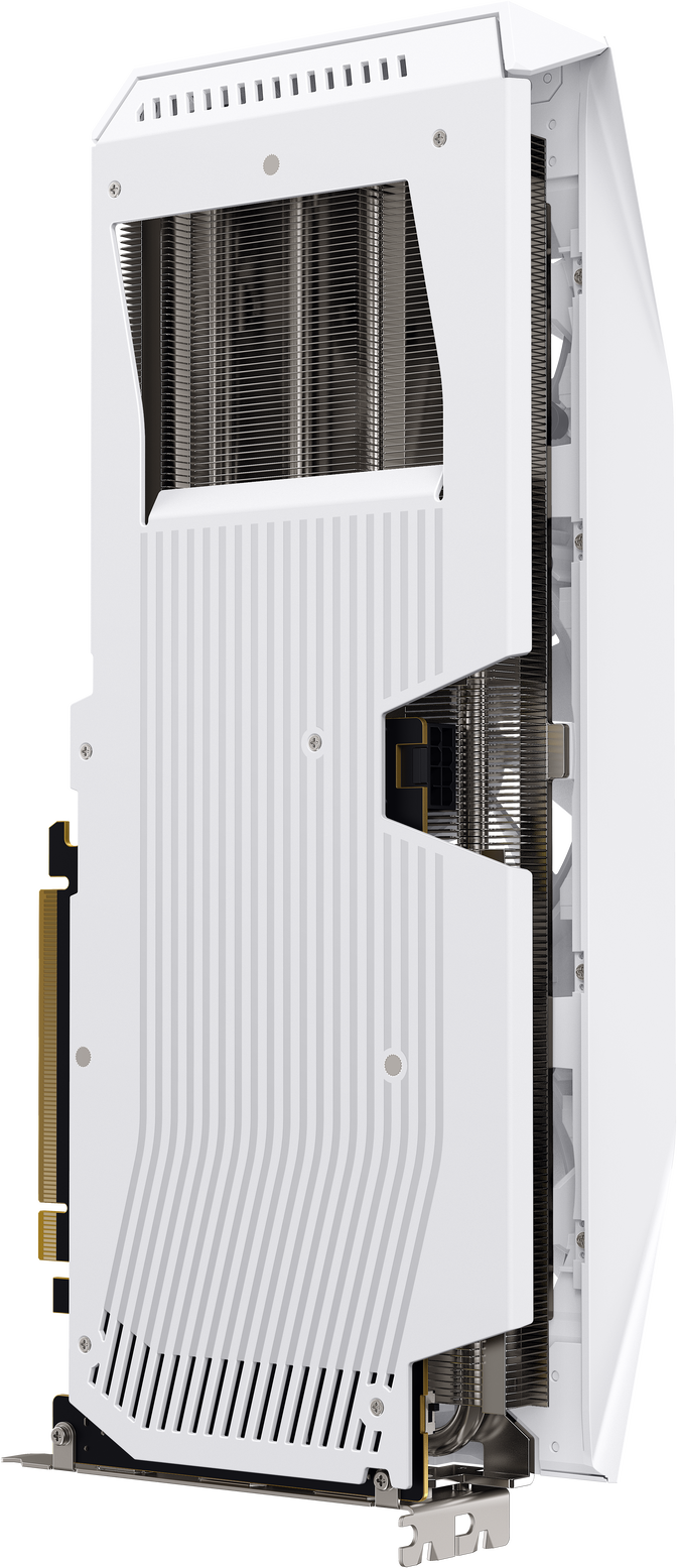 Gr&aacute;fica XFX Radeon RX 9060 XT Mercury OC Gaming White Triple Fan 16GB GDDR6 image number 4