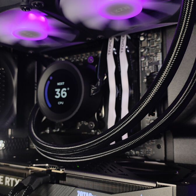 Computador King Mod Gamer-PC NZXT Ryzen 5 9600X 32GB DDR5 1TB RTX 5070 WiFi W11 image number 7