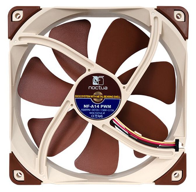 Ventoinha Noctua NF-A14 PWM 140mm image number 1