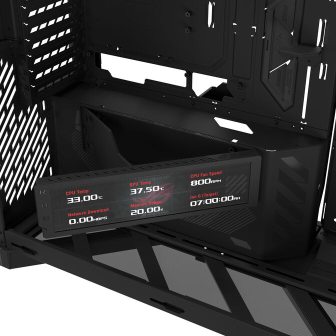 Caixa E-ATX ASUS ROG CRONOX GR801 ARGB Preta image number 13