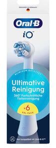 Recargas para Escova de Dentes El&eacute;trica Oral-B iO Ultimative Reinigung Pack 6 Unidades image number null