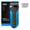 M&aacute;quina de Barbear Braun Series 3 310s Azul/Preto