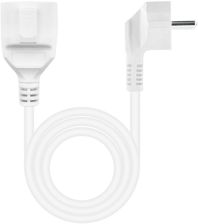 Cabo de Alimenta&ccedil;&atilde;o de Extens&atilde;o Nanocable 3m Branco image number 1