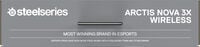 Headset Steelseries Arctis Nova 3X Wireless/Bluetooth Lavanda