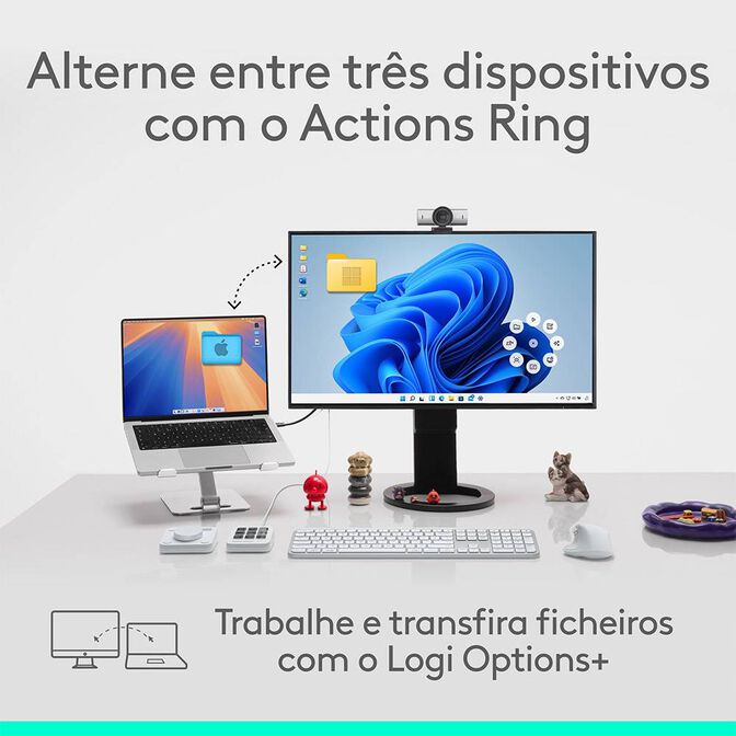 Rato &Oacute;ptico Logitech MX Master 4 Advanced Wireless 8000DPI Offwhite image number 15