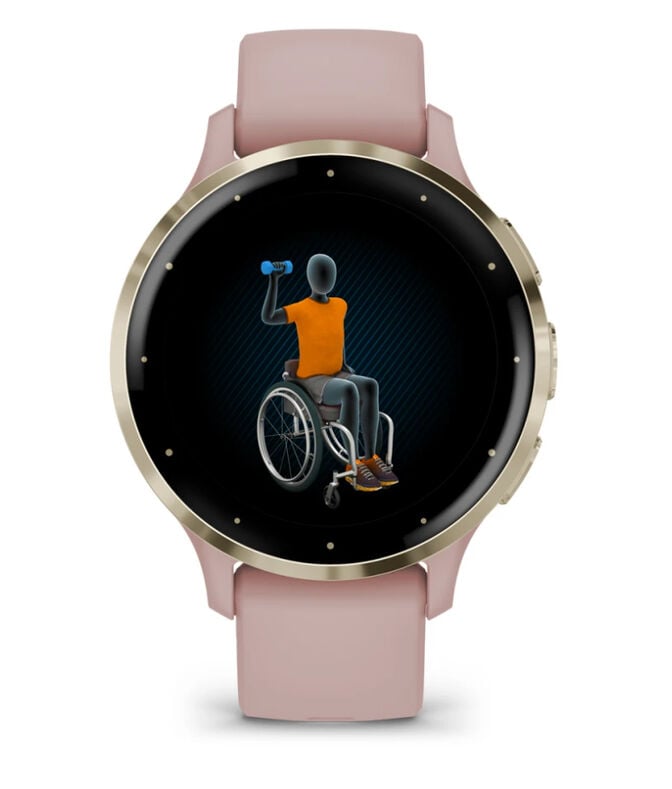 Smartwatch Garmin Venu 3S 41mm Rosa Dourado image number 5