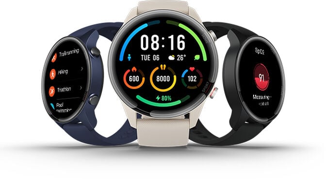 Rel&oacute;gio Inteligente Xiaomi Mi Watch Preto image number 1