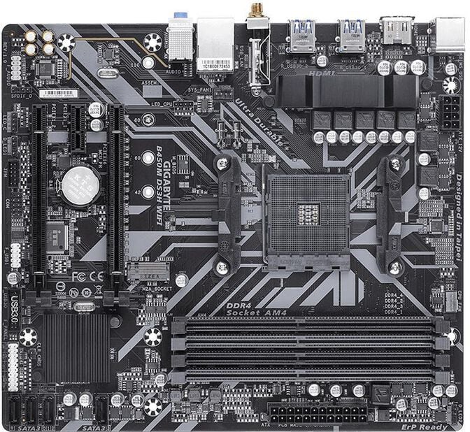 Motherboard Gigabyte B450M DS3H WiFi image number 1